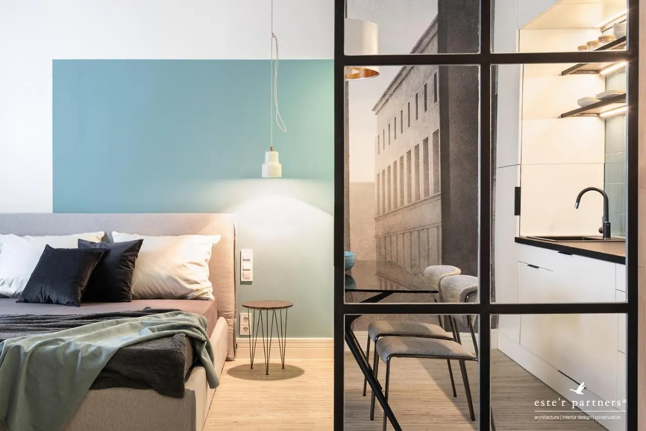 White Boat Apartment Blue Βουδαπέστη